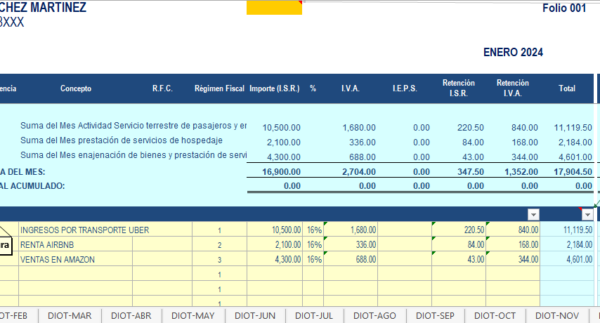 calculadora excel de plataformas tecnologicas 2024 pf